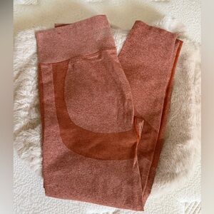 PINK Victoria's Secret Burnt Orange Leggings